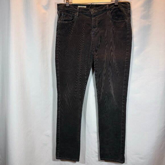 AG Adriano Goldschmied “The Stevie” Slim Straight Corduroy Pants – Women’s 32R - Picture 4 of 6